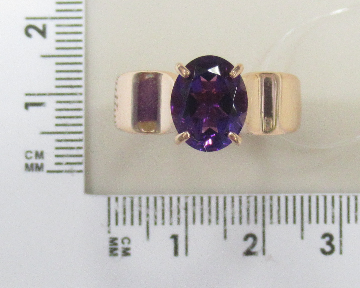 Серебряное кольцо с аметистом Африка